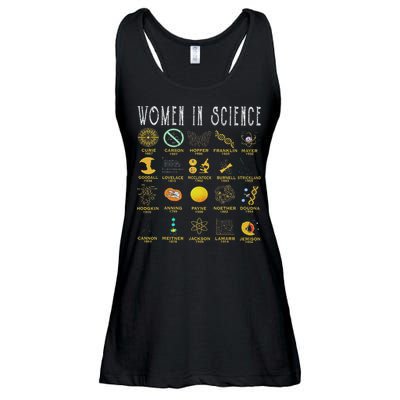 Women In Science Ladies Essential Flowy Tank