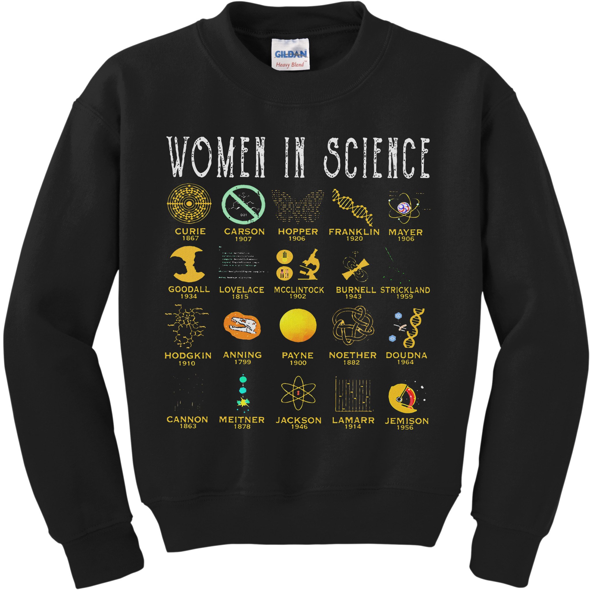 Women In Science Kids Sweatshirt