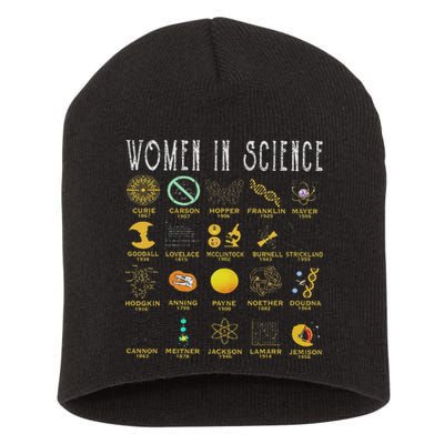 Women In Science Short Acrylic Beanie