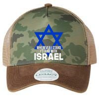 Wherever I Stand I Stand With Israel Legacy Tie Dye Trucker Hat
