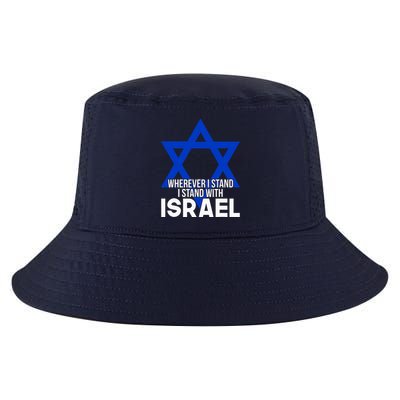 Wherever I Stand I Stand With Israel Cool Comfort Performance Bucket Hat