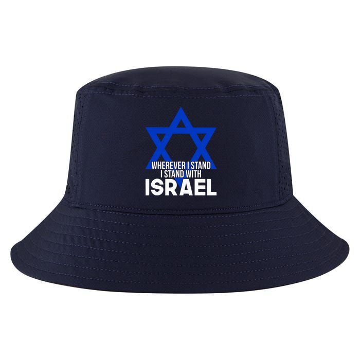 Wherever I Stand I Stand With Israel Cool Comfort Performance Bucket Hat