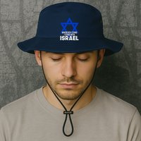Wherever I Stand I Stand With Israel Bucket Hat