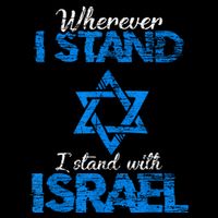 Wherever I Stand I Stand With Israel Impact Tech Backpack