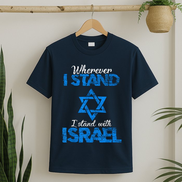 Wherever I Stand I Stand With Israel T-Shirt