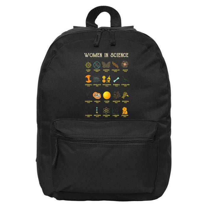 Women In Science 16 in Basic Backpack