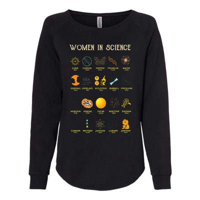 Women In Science Womens California Wash Sweatshirt