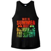 Why Is Summer Mist Romantic And Autumn Mist Just Sad Ladies PosiCharge Tri-Blend Wicking Tank