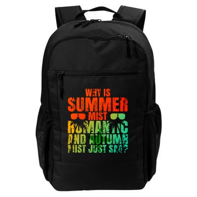 Why Is Summer Mist Romantic And Autumn Mist Just Sad Backpack