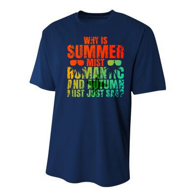 Why Is Summer Mist Romantic And Autumn Mist Just Sad Youth Performance Sprint T-Shirt