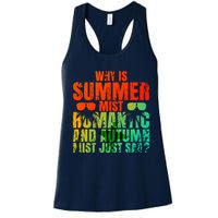 Why Is Summer Mist Romantic And Autumn Mist Just Sad Womens Tank Top