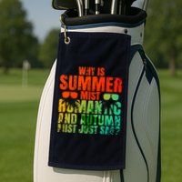 Why Is Summer Mist Romantic And Autumn Mist Just Sad Golf Towel