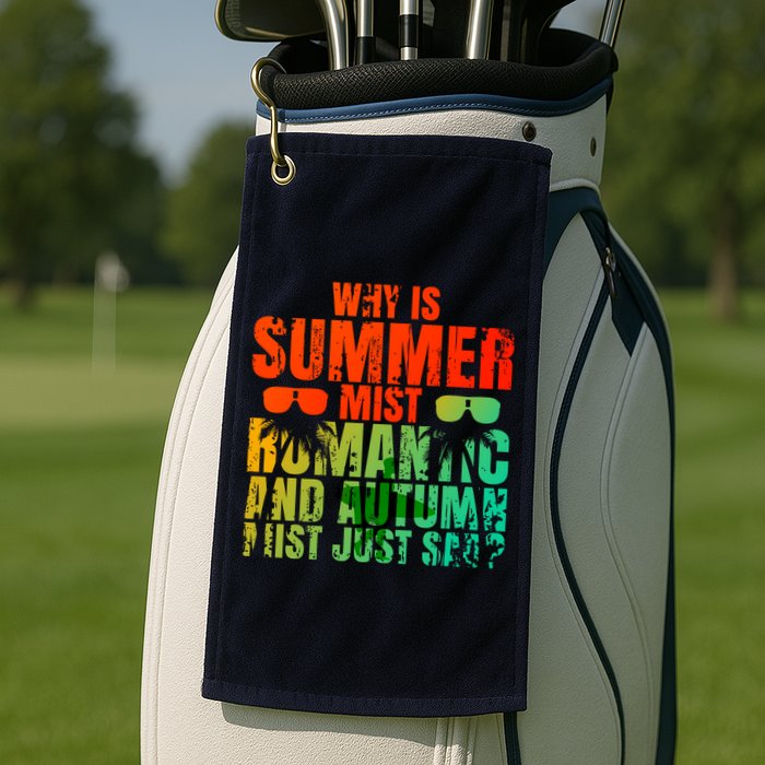 Why Is Summer Mist Romantic And Autumn Mist Just Sad Golf Towel