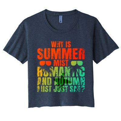 Why Is Summer Mist Romantic And Autumn Mist Just Sad Crop Top