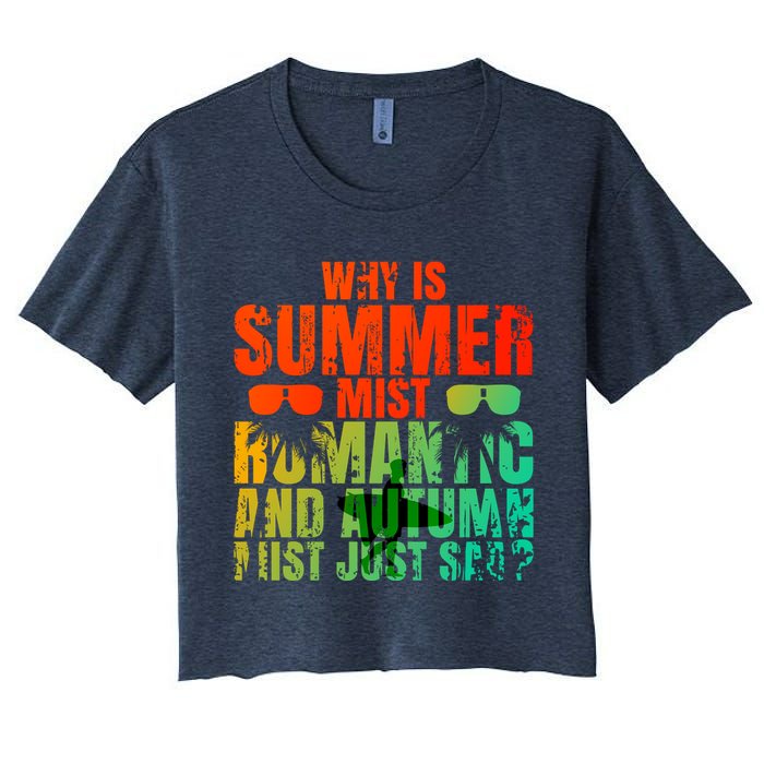Why Is Summer Mist Romantic And Autumn Mist Just Sad Crop Top