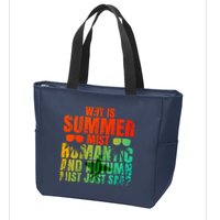 Why Is Summer Mist Romantic And Autumn Mist Just Sad Zip Tote Bag