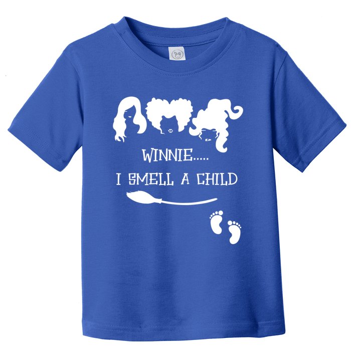 Winnie I Smell A Child Halloween Pregnancy Announcet Gift Toddler T-Shirt