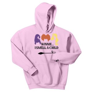 Winnie I Smell A Child Halloween Pregnancy Announcet Mom Gift Kids Hoodie