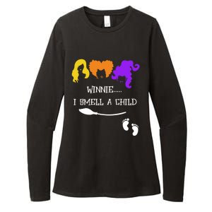 Winnie I Smell A Child Halloween Pregnancy Announcet Gift Womens CVC Long Sleeve Shirt