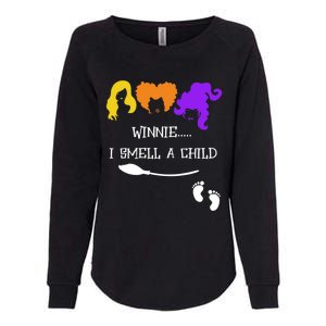 Winnie I Smell A Child Halloween Pregnancy Announcet Gift Womens California Wash Sweatshirt