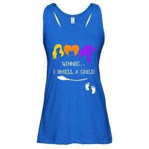 Winnie I Smell A Child Halloween Pregnancy Announcet Gift Ladies Essential Flowy Tank