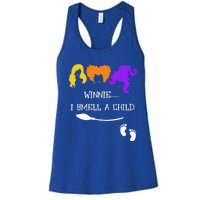 Winnie I Smell A Child Halloween Pregnancy Announcet Gift Women's Racerback Tank