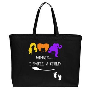 Winnie I Smell A Child Halloween Pregnancy Announcet Gift Cotton Canvas Jumbo Tote