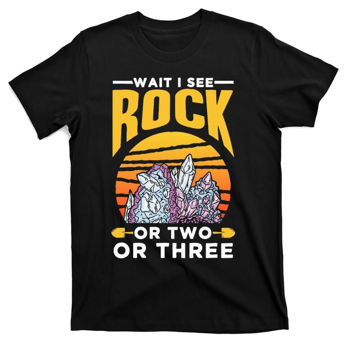 Wait I See A Rock Or Two Or Three Geologist Geology Stone T-Shirt