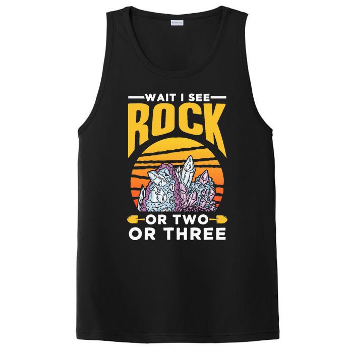 Wait I See A Rock Or Two Or Three Geologist Geology Stone PosiCharge Competitor Tank