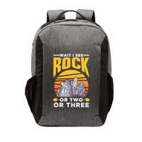 Wait I See A Rock Or Two Or Three Geologist Geology Stone Vector Backpack
