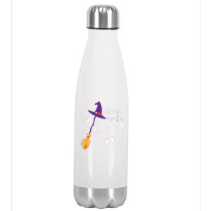 Winnie I Smell A Child Pregnancy Announcet Halloween Mom Great Gift Stainless Steel Insulated Water Bottle