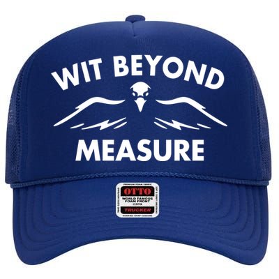 Wit Beyond Measure High Crown Mesh Back Trucker Hat