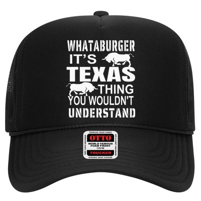 Whataburger It’S Texas Thing Funny Proud Texas Hometown Trucker Hat