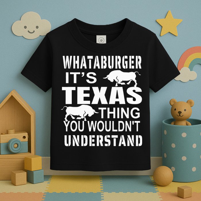Whataburger It’S Texas Thing Funny Proud Texas Hometown Toddler T-Shirt