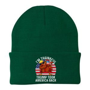 Winner IM Thankful Trump Won Took America Back Knit Cap Winter Beanie