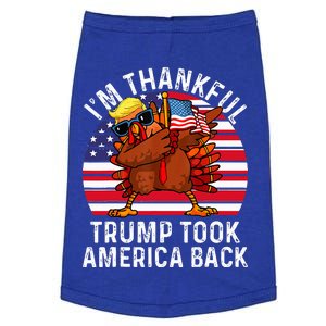 Winner IM Thankful Trump Won Took America Back Doggie Tank