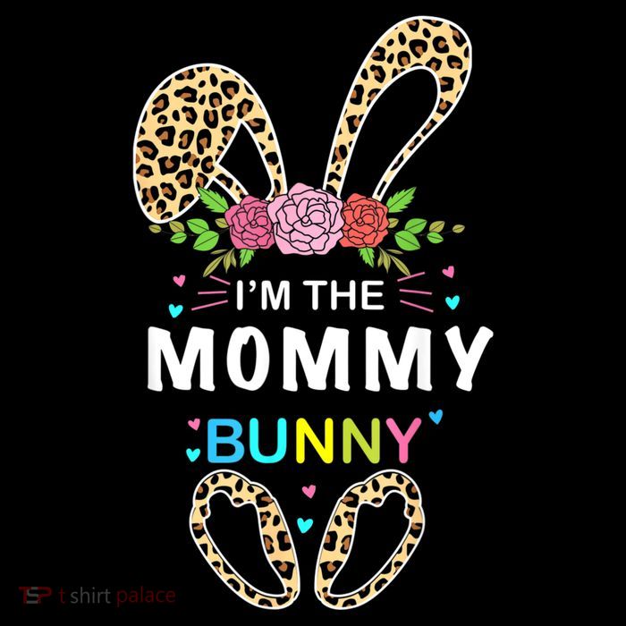 Womens I'm The Mommy Bunny Rabbit Easter Family Matching Flexfit Unipanel Trucker Cap
