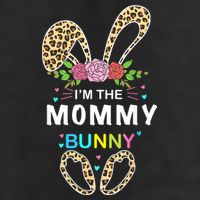 Womens I'm The Mommy Bunny Rabbit Easter Family Matching 11oz C Handle Ceramic Mug