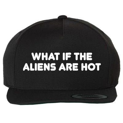 What If The Aliens Are Hot Wool Snapback Cap