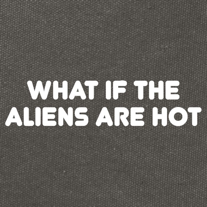What If The Aliens Are Hot Cotton Canvas Backpack