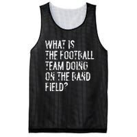 What Is The Football Team Doing On The Marching Band Field Mesh Reversible Basketball Jersey Tank