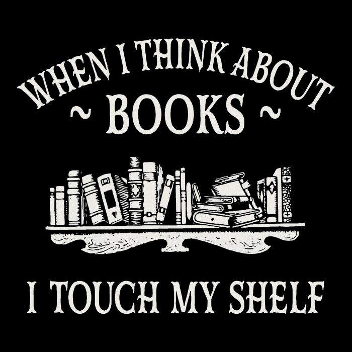When I Think About Books I Touch My Shelf Romantasy Lover 7-Panel Snapback Hat