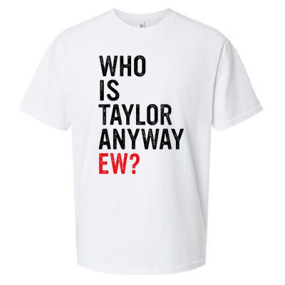 Who Is Taylor Anyway Ew Sueded Cloud Jersey T-Shirt