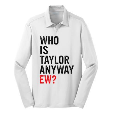 Who Is Taylor Anyway Ew Silk Touch Performance Long Sleeve Polo