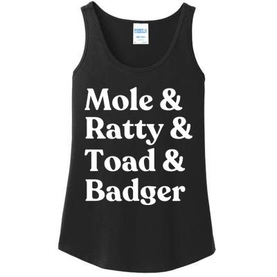 Wind In The Willows Character Ladies Essential Tank