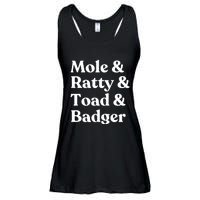 Wind In The Willows Character Ladies Essential Flowy Tank