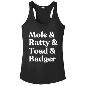 Wind In The Willows Character Ladies PosiCharge Competitor Racerback Tank