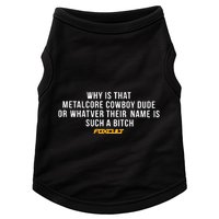 Why Is That Metalcore Cowboy Dude Or Whatever Her Name Is Such A Bitch Foxcult Doggie Tank