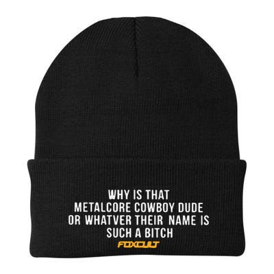 Why Is That Metalcore Cowboy Dude Or Whatever Her Name Is Such A Bitch Foxcult Beanie
