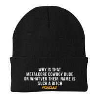 Why Is That Metalcore Cowboy Dude Or Whatever Her Name Is Such A Bitch Foxcult Beanie